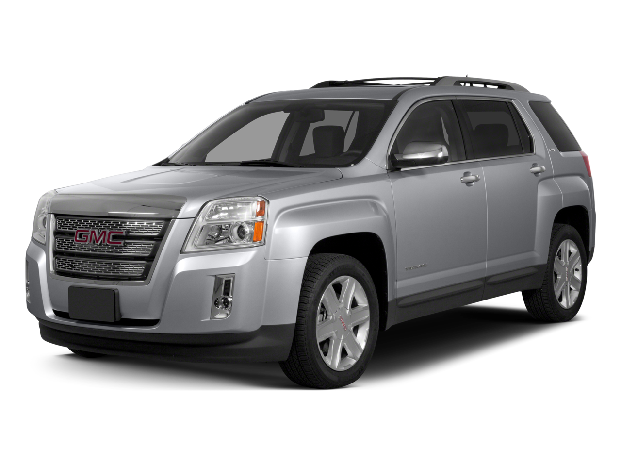 2015 GMC Terrain SLE in Crystal Red Tintcoat — front three-quarter view