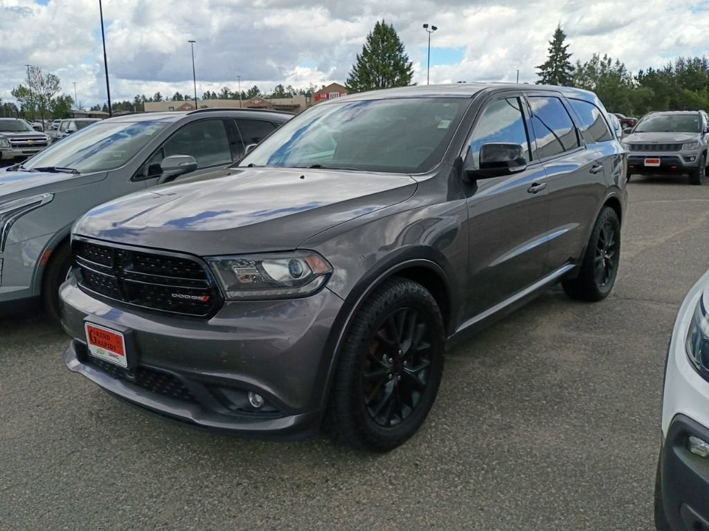 2015 Dodge Durango R/T in Gray — front three-quarter view