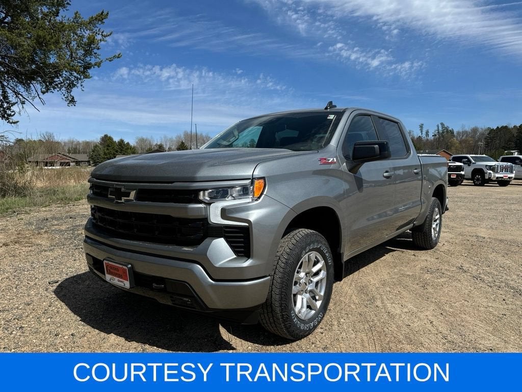2026 Chevrolet Silverado 1500 RST in Sterling Gray Metallic — front three-quarter view